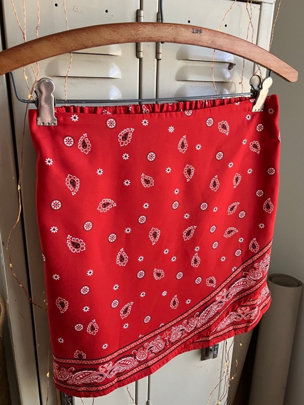 Kids Paisley Print Front Wrap Skirt - Picture 6 of 7